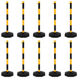 Vidaxl kettingpalenset met kunststof ketting 10 m