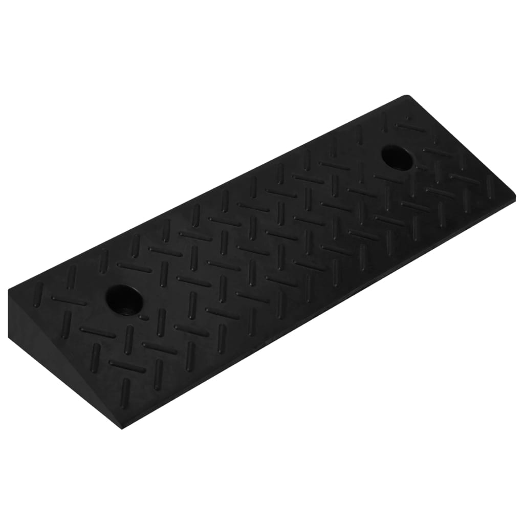 Vidaxl oprijhulpen 2 st 50x17,5x5 cm rubber