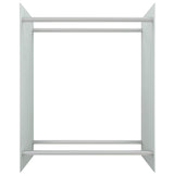 Vidaxl haardhoutrek 80x35x100 cm gehard glas wit