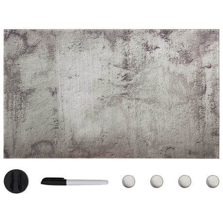 Vidaxl magneetbord wandgemonteerd 100x60 cm glas