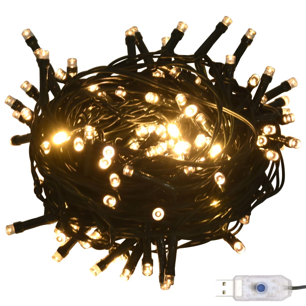 VidaXL 61-delige Kerstballenset met piek en 150 LED's goud en brons