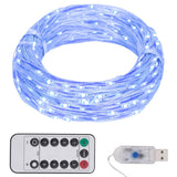 Vidaxl lichtslinger met 300 led's 30 m blauw