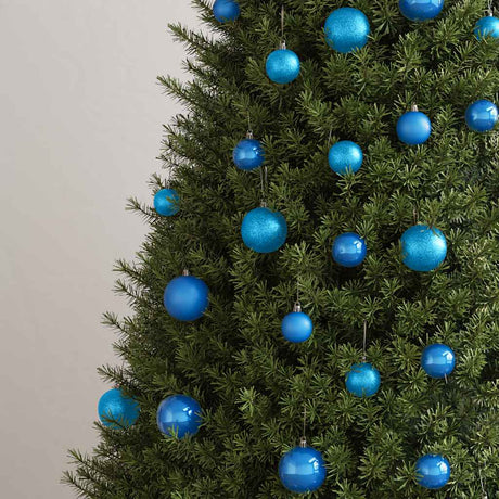 Vidaxl 100-delige kerstballenset blauw