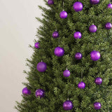 Vidaxl 100-delige kerstballenset paars