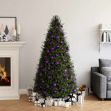 Vidaxl 100-delige kerstballenset paars