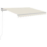 Vidaxl luifel automatisch uittrekbaar 300x250 cm crème