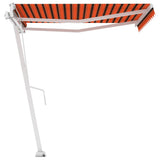 VidaXL Luifel vrijstaand automatisch 350x250 cm oranje en bruin