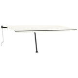 VidaXL Luifel vrijstaand automatisch 600x300 cm crèmekleurig