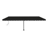 VidaXL Luifel vrijstaand automatisch 600x300 cm antracietkleurig