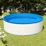 VidaXL Splasher pool met hangende skimmer en pomp 350x90 cm wit