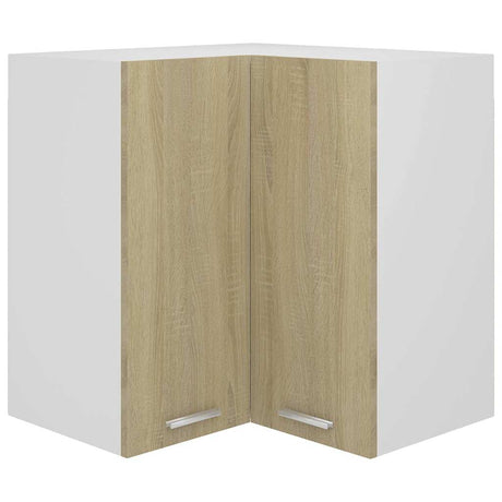 Vidaxl hanghoekkast lyon 57x57x60 cm bewerkt hout sonoma eikenkleurig