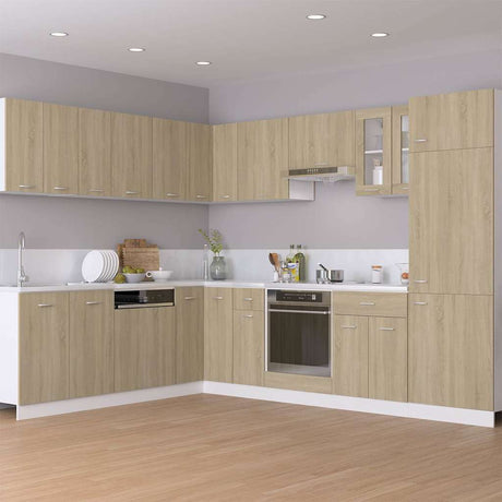 Vidaxl hanghoekkast lyon 57x57x60 cm bewerkt hout sonoma eikenkleurig