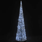 Vidaxl lichtkegel decoratief led koudwit 90 cm acryl