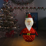 VidaXL Decoratieve kerstman LED luxe stof 120 cm