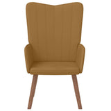 Vidaxl relaxstoel fluweel bruin