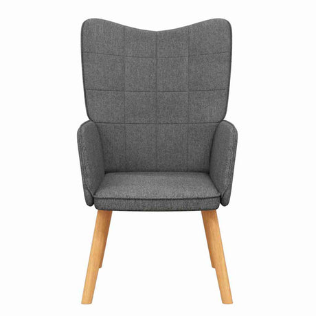Vidaxl relaxstoel stof donkergrijs