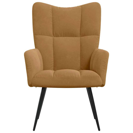 Vidaxl relaxstoel fluweel bruin