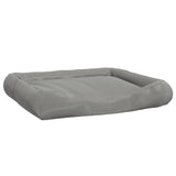 VidaXL Hondenbed met kussens 115x100x20 cm oxford stof grijs