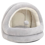 Vidaxl kattenmand 40x40x35 cm grijs en crèmekleurig