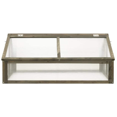 Vidaxl broeikas 114x80x50 cm vurenhout grijs