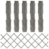 Vidaxl tuinlatwerken 5 st 180x60 cm massief vurenhout grijs