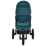 VidaXL Kinderwagen staal groen