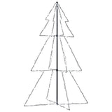 Vidaxl kegelkerstboom 200 led's binnen en buiten 98x150 cm