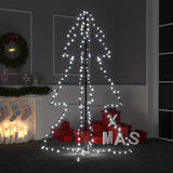 Vidaxl kegelkerstboom 200 led's binnen en buiten 98x150 cm