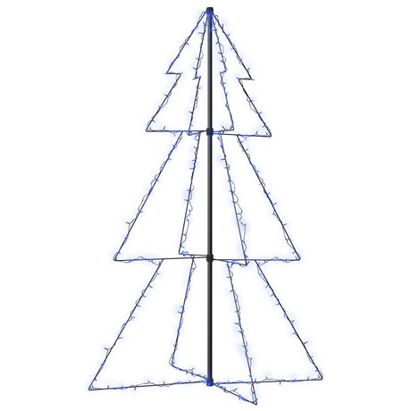 Vidaxl kegelkerstboom 200 led's binnen en buiten 98x150 cm