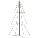 Vidaxl kegelkerstboom 240 led's binnen en buiten 118x150 cm