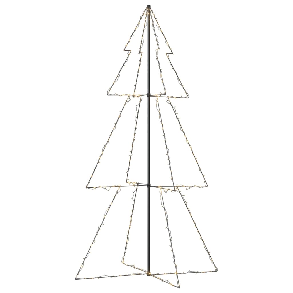 VidaXL Kegelkerstboom 300 LED's binnen en buiten 120x220 cm