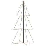 VidaXL Kegelkerstboom 300 LED's binnen en buiten 120x220 cm