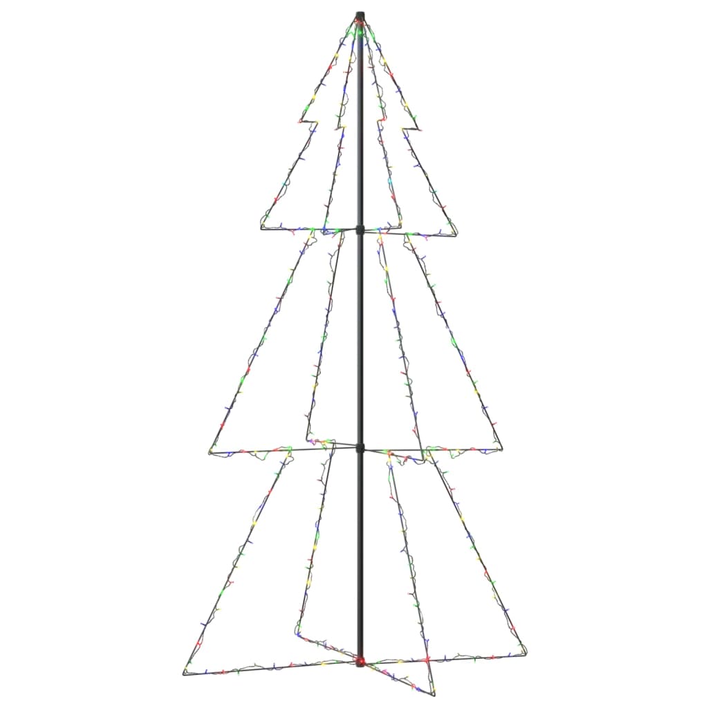 Vidaxl kegelkerstboom 300 led's binnen en buiten 120x220 cm