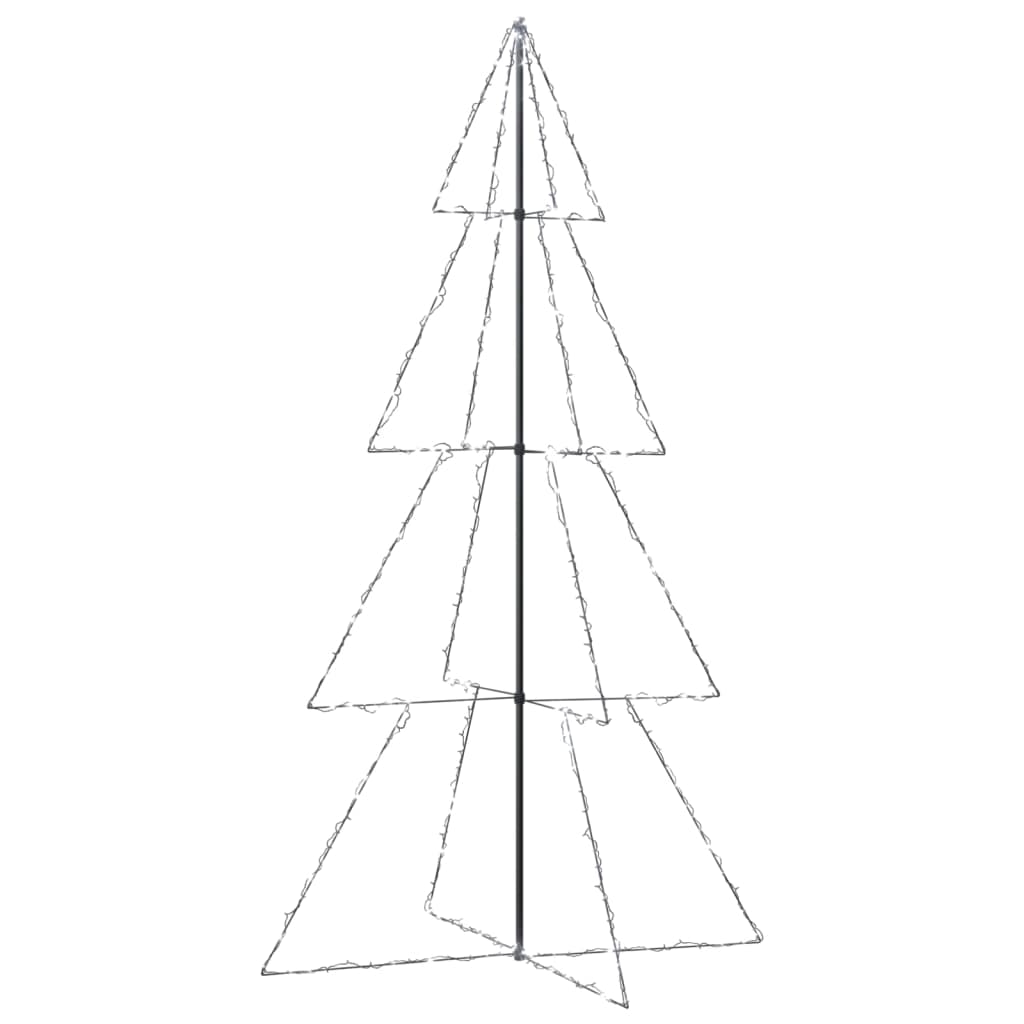 VidaXL Kegelkerstboom 360 LED's binnen en buiten 143x250 cm