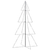 VidaXL Kegelkerstboom 360 LED's binnen en buiten 143x250 cm