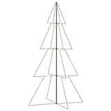 Vidaxl kegelkerstboom 360 led's binnen en buiten 143x250 cm