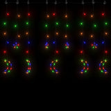 Vidaxl lichtslinger ster en maan 345 led's meerkleurig