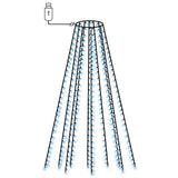 Vidaxl kerstboomverlichting met 250 led's blauw net 250 cm