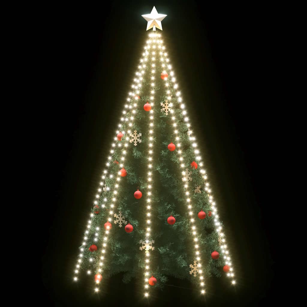 Vidaxl kerstboomverlichting met 400 led's koudwit net 400 cm