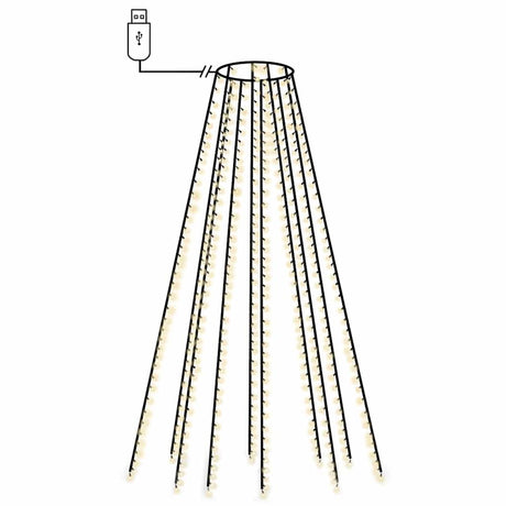 Vidaxl kerstboomverlichting met 500 led's koudwit binnen buiten 500 cm