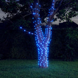 Vidaxl lichtsnoeren 2 st met 2x200 led's solar binnen buiten blauw