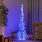 Vidaxl lichtkegel decoratief led 120 cm acryl blauw