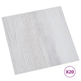 Vidaxl vloerplanken 20 st zelfklevend 1,86 m² pvc lichtgrijs