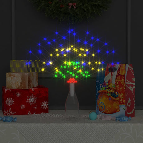 VidaXL Kerstverlichting vuurwerk 140 LED's buiten 20 cm meerkleurig