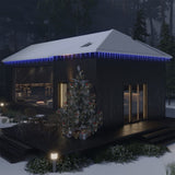 VidaXL Kerstverlichting ijspegel met 100 LED's acryl blauw