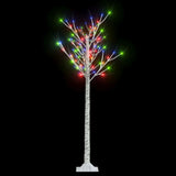 Vidaxl kerstboom wilg 140 meerkleurige led's binnen en buiten 1,5 m