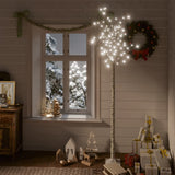 Vidaxl kerstboom wilg met 200 koudwitte led's binnen en buiten 2,2 m