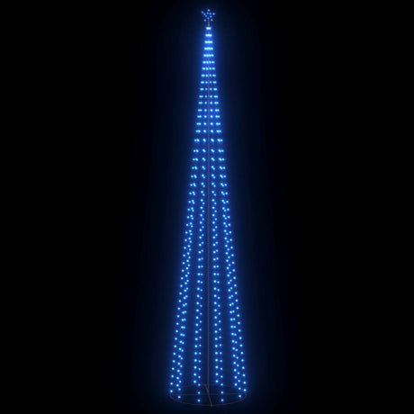 Vidaxl kegelkerstboom 752 blauwe led's 160x500 cm
