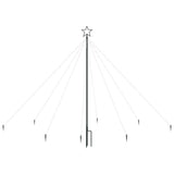 VidaXL Kerstboomverlichting waterval met 400 LED's binnen buiten 2,5 m