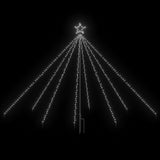 VidaXL Kerstboomverlichting waterval met 400 LED's binnen buiten 2,5 m